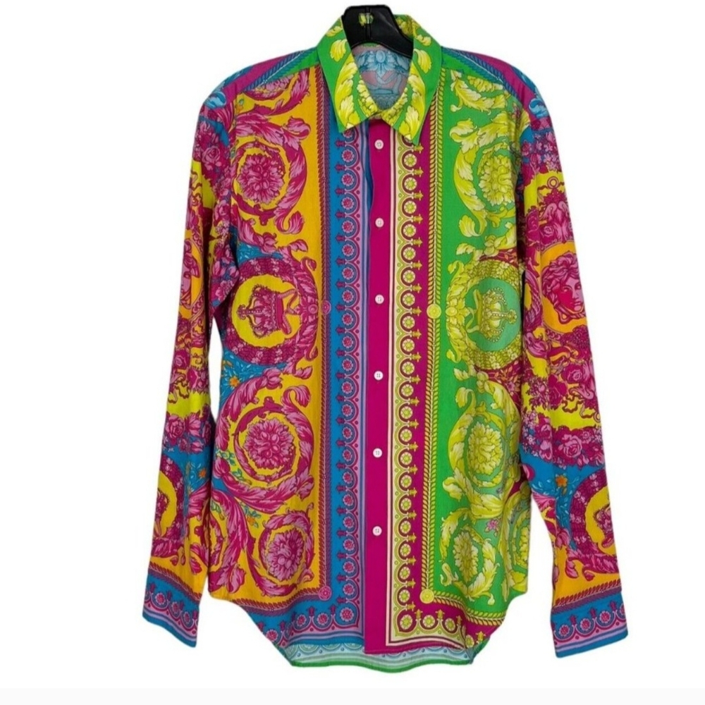 Vibrant Multicolor Long Sleeve Shirt
